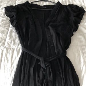 Sheer Black Zara Duster